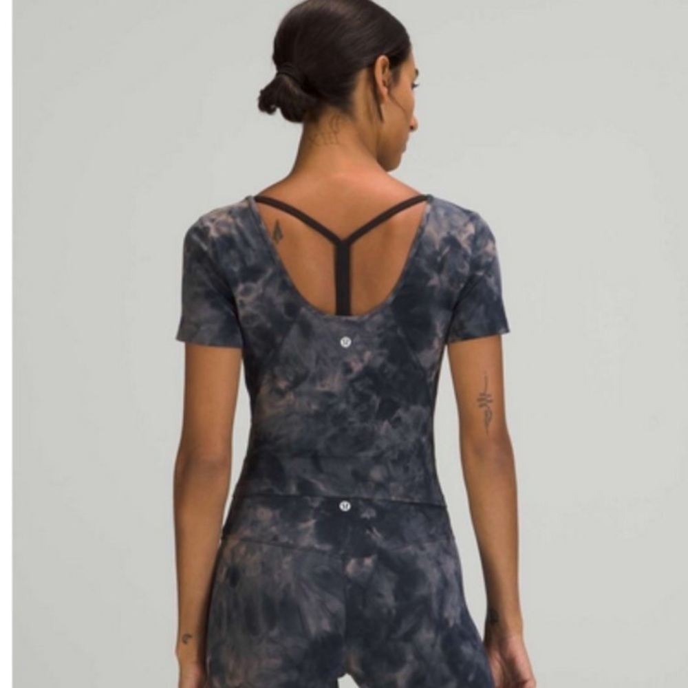 Lululemon Align T-shirt *Nulu - Diamond Dye Lunar Rock True Navy